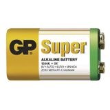 Batéria GP SUPER alkalická 9V blok, 1ks/ Folia