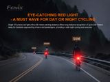 Nabíjateľné LED bicyklové svietidlo zadné Fenix BC05R V2.0