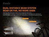LED bicyklové svietidlo Fenix ​​BC30 V2.0 + nabíjacia USB sada 3500 mAh