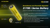 Inteligentná rýchlonabíjačka a powerbank Nitecore F21i pre špeciálne 21700 Li-ion akumulátory Nitecore iSérie