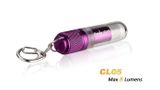 LED kľúčenka, Mini kempingová lampa Fenix CL05 - Fialová