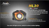 LED Čelovka Fenix HL30 R5