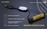 Inteligentná prenosná magnetická USB nabíjačka/ Powerbank/ LED svietidlo Nitecore LC10 (Li-ion/ IMR)