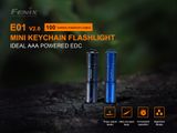 LED baterka Fenix E01 V2.0 - Modrá
