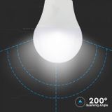 LED žiarovka V-TAC E27, 11W, 1055lm, A60, svetelný senzor