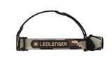LED čelovka Ledlenser MH8, Biela LED + 3x farebná LED - Čierno-piesková
