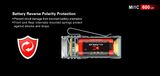 LED Baterka Klarus Mi1C + 1x Klarus 16340 700mAh Micro USB - Čierna