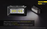 Nabíjateľná LED Čelovka Nitecore NU10 CRI, Micro-USB nabíjateľná- Žltá