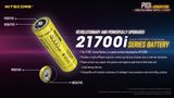 LED Baterka Nitecore P10i + 1x Li-ion 21700 4000mAh, 1800lm, USB-C nabíjateľné