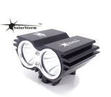 Predné LED bicyklové svietidlo SolarStorm X2 1200lm, CW-Studená biela, nabíjateľný Praktik Set