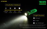 LED kľúčenka Nitecore TIKI GITD, Fosforeskujúce telo, Micro-USB nabíjateľná