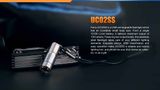 LED kľúčenka Fenix UC02SS - USB nabíjateľná (Modré prúžky)