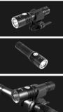 LED bicyklové svietidlo/ LED ručná baterka Gaciron V5 800lm, USB nabíjateľný, Praktik Set