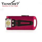 LED baterka (kľúčenka) Tank007 WF01, USB nabíjateľná - Ružová
