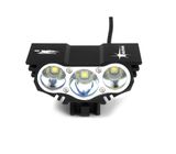 Predné LED bicyklové svietidlo SolarStorm X3 1600lm, DW-Denná biela, nabíjateľný Praktik Set