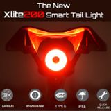 Zadné bicyklové svietidlo Enfitnix Xlite200, 30lm, USB-C nabíjateľné