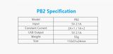 Xtar PB2, nabíjačka/ Power bank iba pre nechránené Li-ion 3,6/ 3,7V akumulátory - Rôzne farby