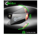 Zadné bicyklové svetlo Meilan X5, USB nabíjateľné, Praktik Set