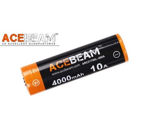 ACEBEAM 21700 4000mAh 10A 3,6V chránený, Profi akumulátor do nízkych teplôt (až do -30°C)