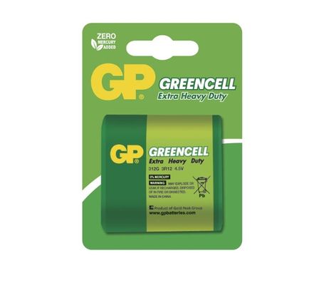 Batéria GP GREENCELL 4,5 V plochá, 1ks/ Blister