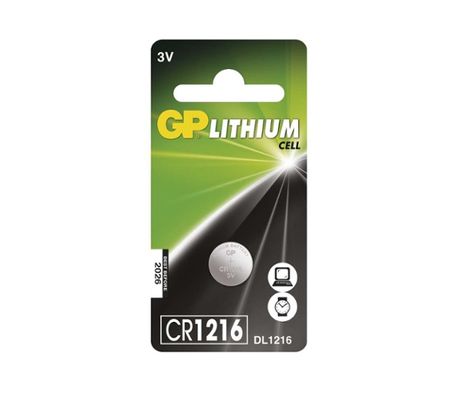 Batéria GP líthiová gombíková CR1216, 1ks/ Blister