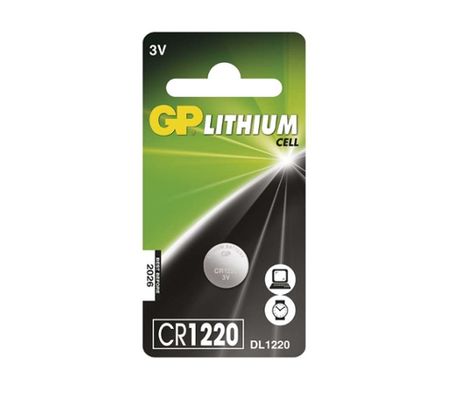 Batéria GP líthiová gombíková CR1220, 1 ks/ Blister