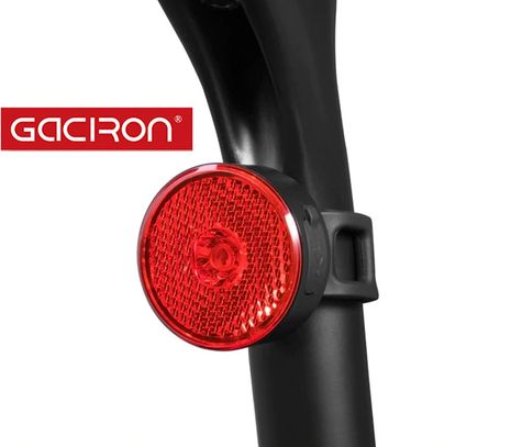 Bicyklové svetlo Gaciron W08-10A zadné, Li-ion aku 500mAh, USB nabíjateľné