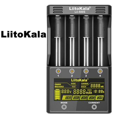 Diagnostická nabíjačka LiitoKala LII-500S (Li-Ion a NiMH)