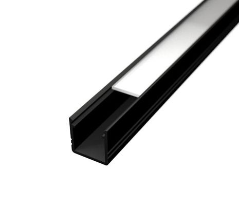 Hliníkový profil pre LED pásy SMART, 12x12mm - Čierna