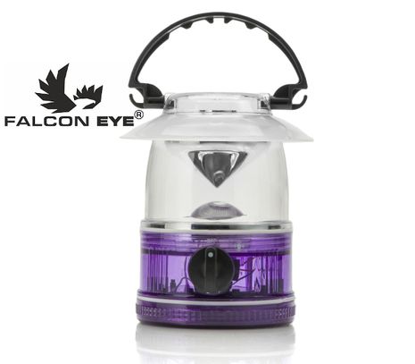 Kempingová LED lampa Falcon Eye Mini Camping Lamp - Fialová