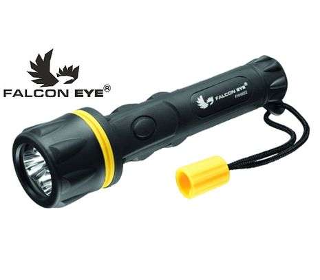 LED Baterka Falcon Eye Rubber, 3x Cree LED, pogumované telo
