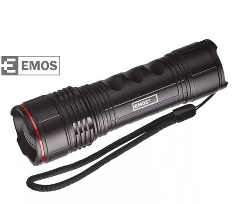 LED Baterka kovová EMOS 1x CREE LED 500lm na 4x AAA, FOCUS
