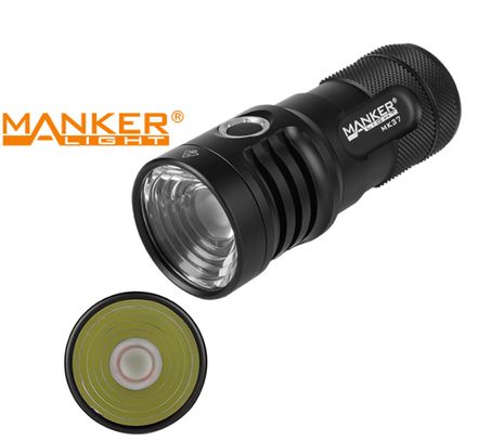 LED Baterka Manker MK37, 5800lm + 3x Li-ion aku. IMR3100mAh 30A