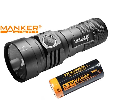 LED Baterka Manker U23 - USB nabíjateľná, Praktik Set