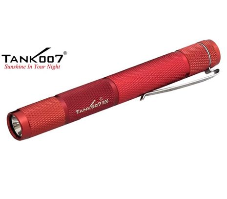 LED Baterka Tank007 E06 Red