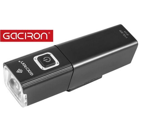 LED bicyklové svietidlo Gaciron V10L-800, USB nabíjateľné, Praktik Set