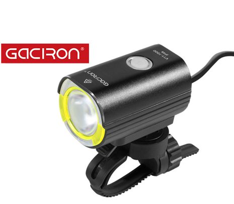 LED bicyklové svietidlo Gaciron V11-1000, USB napájaný z Powerbanku