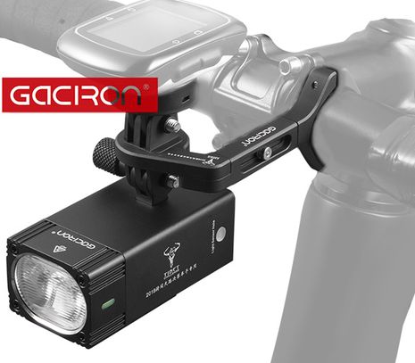 LED bicyklové svietidlo Gaciron V7D-1000 Race, USB nabíjateľný, Praktik Set