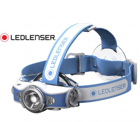LED čelovka Ledlenser MH11, Biela LED + RGB LED - Modro-biela