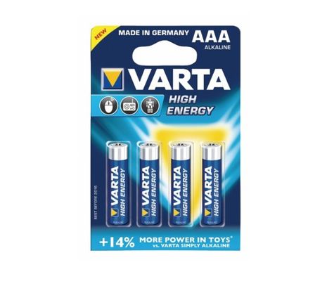 Varta High Energy AAA 1,5V 4ks